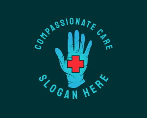 Medical Gloves Cross logo