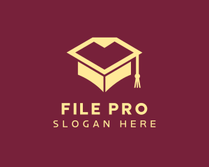 Graduation File Document logo design