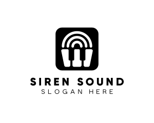 Piano Sound App  logo design