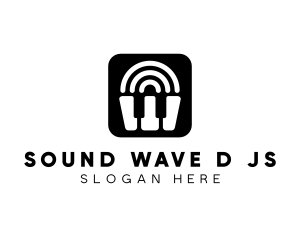 Piano Sound App  logo design