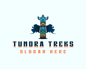 Totem Pole Carving logo design