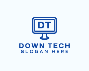 Computer Screen Technology  logo design