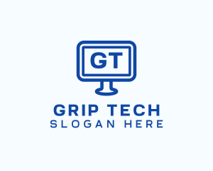 Computer Screen Technology  logo design