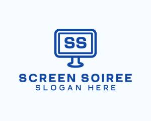 Computer Screen Technology  logo design