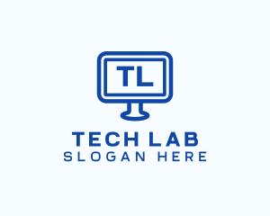 Computer Screen Technology  logo design