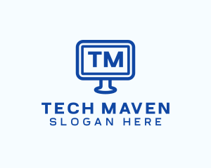 Computer Screen Technology  logo design