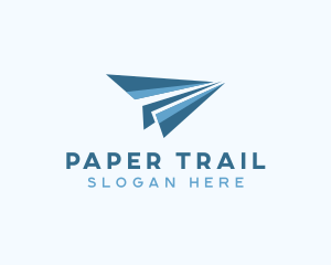 Paper Plane Aviation logo design