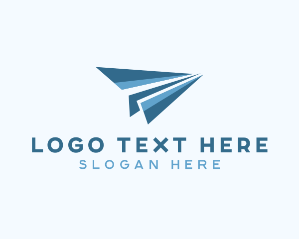Paper Plane logo example 4