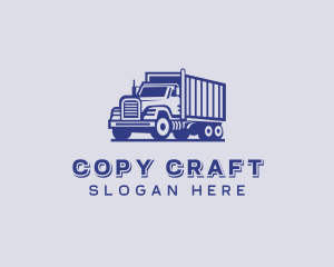 Freight Trucking Transportation Logo