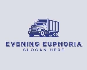 Freight Trucking Transportation Logo