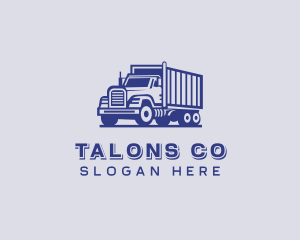 Freight Trucking Transportation Logo