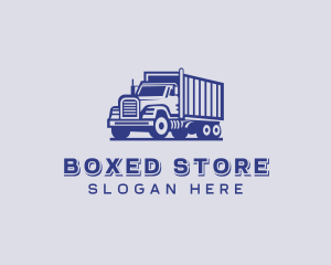 Freight Trucking Transportation logo design