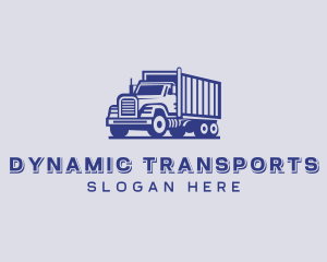 Freight Trucking Transportation logo design