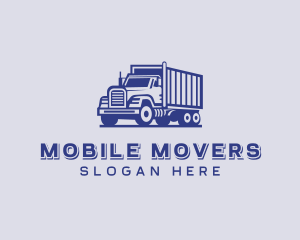 Freight Trucking Transportation logo design