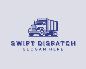 Freight Trucking Transportation logo design