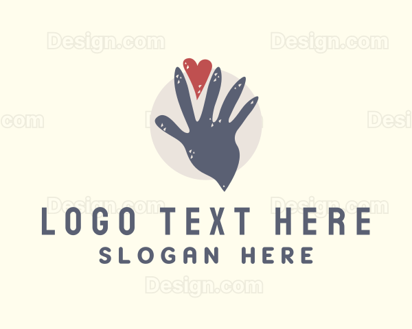 Charity Hand Support Logo