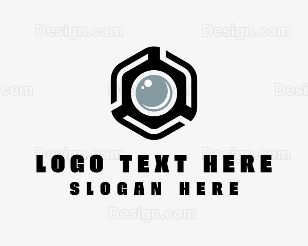 Hexagonal Camera Tech Logo