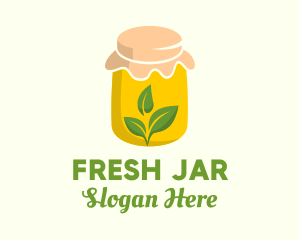 Fermented Herbal Jar logo design