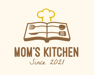 Kitchen Recipe Book  logo design