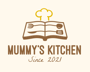 Kitchen Recipe Book  logo design