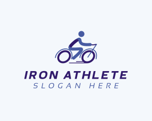 Bike Cyclist Athlete logo design