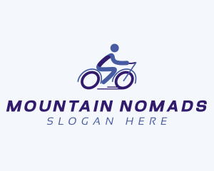 Bike Cyclist Athlete logo design