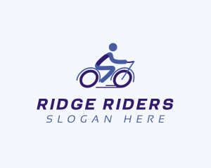 Bike Cyclist Athlete logo design