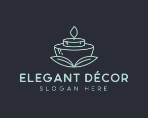 Home Decor Candlelight logo design