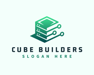 Cube Database Server logo design