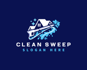 Pressure Wash Cleaning logo design