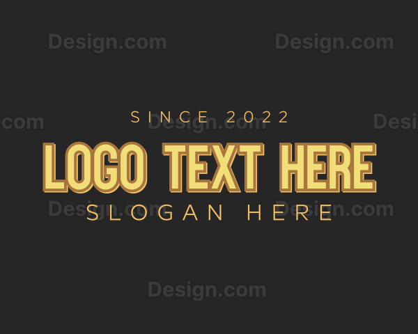 Retro Craft Business Logo