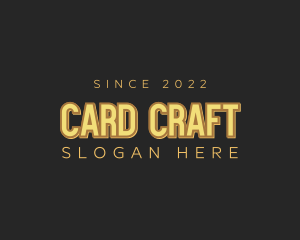 Retro Craft Business logo design