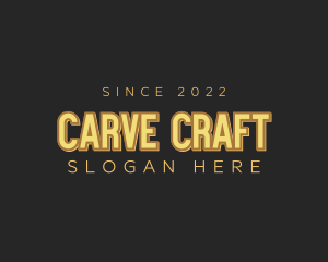 Retro Craft Business logo design