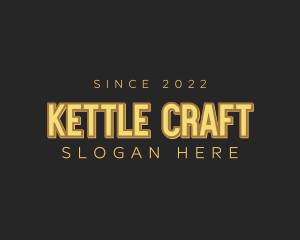 Retro Craft Business logo design