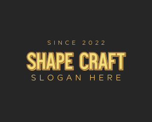 Retro Craft Business logo design