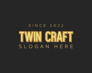 Retro Craft Business logo design