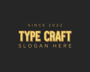 Retro Craft Business logo design