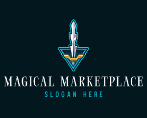 Fantasy Sword Weapon logo