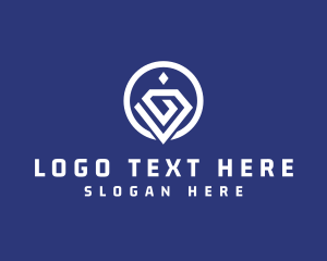 Luxury Diamond Gem logo