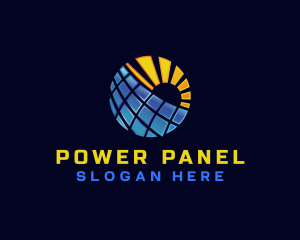 Solar Panel Sun logo