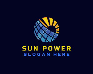 Solar Panel Sun logo