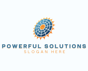 Solar Energy Power logo design