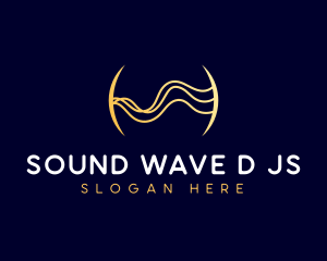 Digital Tech Business Waves logo design