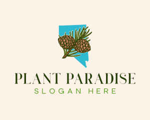 Nevada Plant Pine logo design