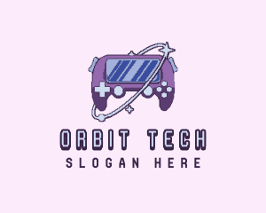 Pixel Gaming Orbit logo design