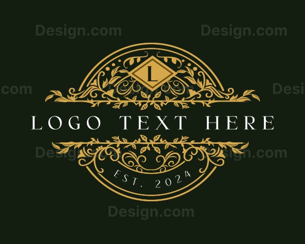 Foliage Vine Luxury Logo