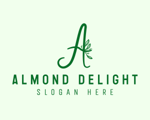 Natural Elegant Letter A logo design