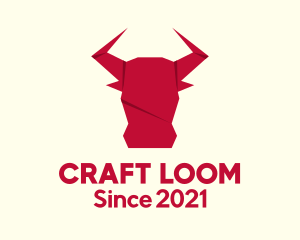 Origami Bull Craft logo design