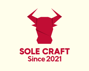 Origami Bull Craft logo design