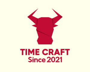 Origami Bull Craft logo design